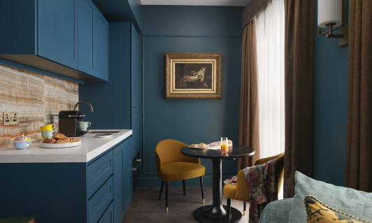 TheOtherHouse ClubFlat ClubTown Blue Room Kitchen Jack Hardy 2021 Landscape v2